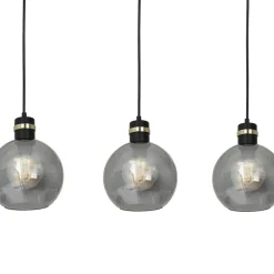 Cheap Lampa wisząca na listwie, trzy kuliste klosze MLP6531 OMEGA | Kaja Żyrandole Nowoczesne