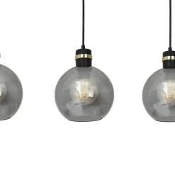 Cheap Lampa wisząca na listwie, trzy kuliste klosze MLP6531 OMEGA | Kaja Żyrandole Nowoczesne