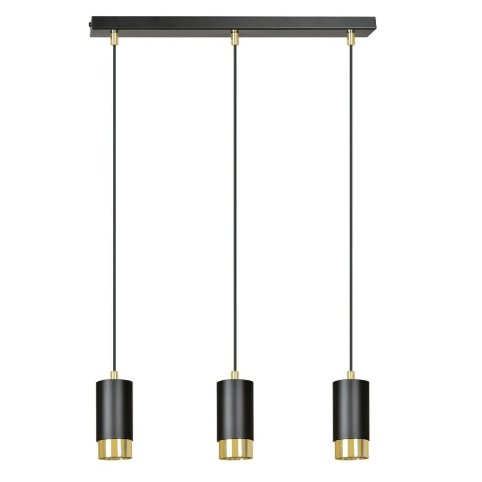 Best Lampa wisząca na listwie z delikatnymi spotami 817/3 | Kaja Żyrandole Nowoczesne