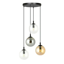 Best Lampa wisząca na okrągłej podsufitce 714/4PREM | Kaja Oświetlenie Żyrandole Nowoczesne