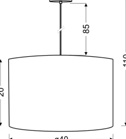 Sklep Kaja Lampa wisząca na regulowanym zwisie 31-56699 TIMBER | Kaja Oświetlenie