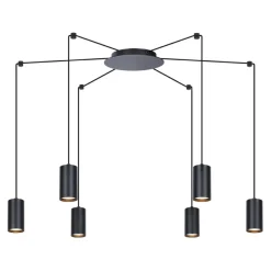 Best Sale Lampa wisząca na sześć żarówek - pająk - K-4898 PUERTO | Kaja Żyrandole Nowoczesne