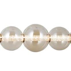 Store Lampa wisząca nad stół, ledowa PND-34359-5H-HBR-AMB z serii BUTERO Żyrandole Nowoczesne