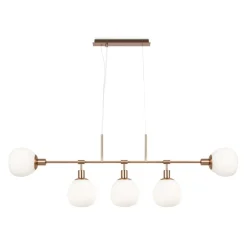 Cheap Lampa wisząca, pięć kloszy na E14 MOD221PL-05G z serii ERICH Żyrandole Nowoczesne