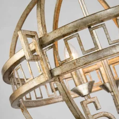 Fashion Lampa wisząca, postarzane złoto GN-LEMURIA-3P-A z serii LEMURIA Żyrandole Nowoczesne