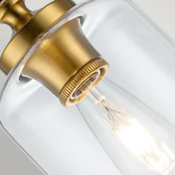 Sklep Kaja Lampa wisząca regulowana, mosiądz FE-HOUNSLOW-P-BB z serii HOUNSLOW