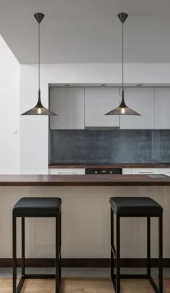 Best Lampa wisząca różowa klosz stożek LEDEA 50101180 VOSS | Kaja Żyrandole Nowoczesne