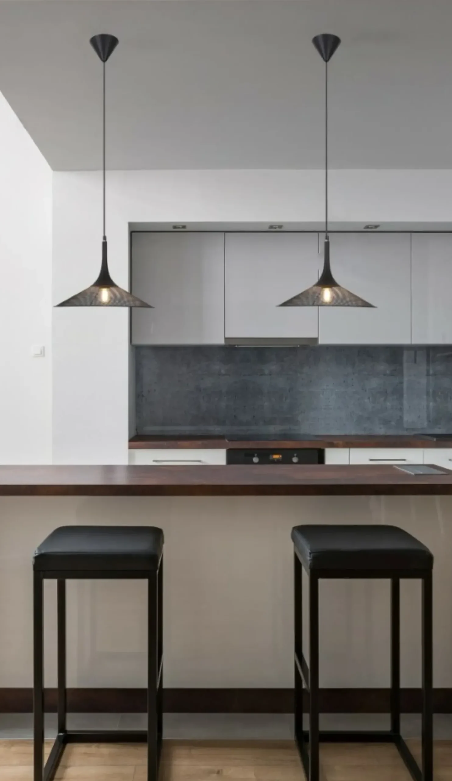 Best Lampa wisząca różowa klosz stożek LEDEA 50101180 VOSS | Kaja Żyrandole Nowoczesne