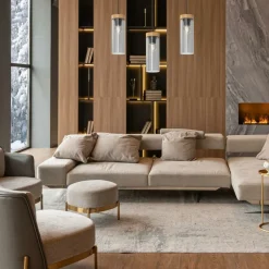 Best Sale Lampa wisząca, trzy klosze w kształcie walców MLP8665 z serii ELICA | Kaja Oświe Żyrandole Nowoczesne