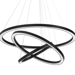 Best Sale Lampa wisząca, trzy obręcze różnej wielkości ML8424 z serii GALAXIA | Kaja Oświe Żyrandole Nowoczesne
