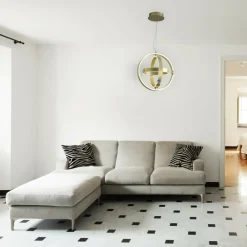 Cheap Lampa wisząca, trzy okręgi, zintegrowany LED ML6187 z serii SIRIUS | Kaja Oświet Żyrandole Nowoczesne