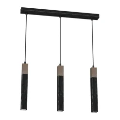 Best Lampa wisząca, trzy tuby na listwie MLP7470 z serii SOLO SAWN | Kaja Oświetlenie Żyrandole Nowoczesne