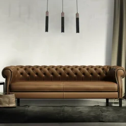 Best Lampa wisząca, trzy tuby na listwie MLP7470 z serii SOLO SAWN | Kaja Oświetlenie Żyrandole Nowoczesne