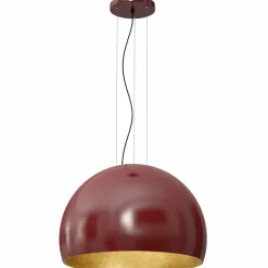 Best Sale Lampa wisząca, w kolorze burgungowym i złotym LX 1689 z serii COMPO Żyrandole Nowoczesne