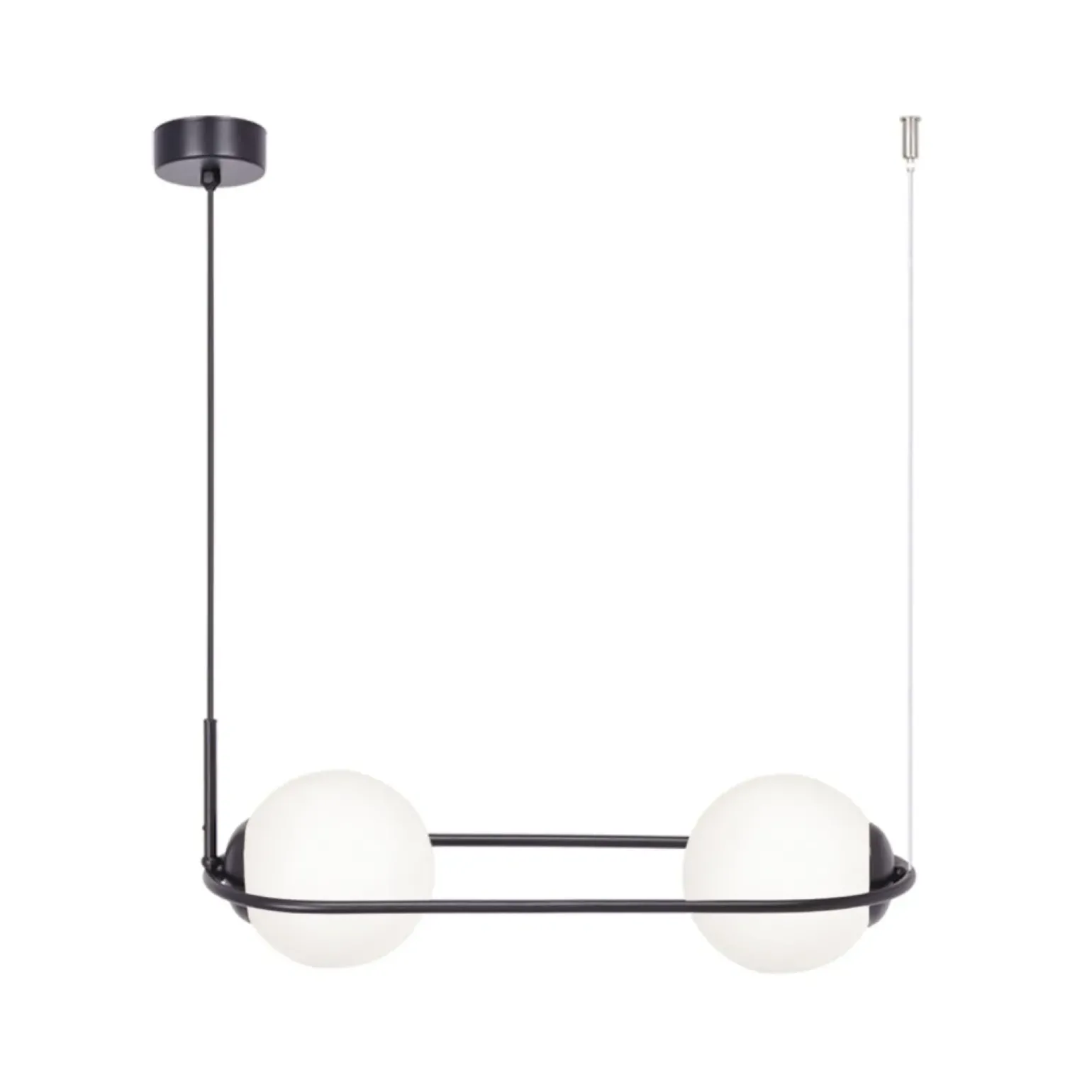 Best Lampa wisząca w kolorze czarno-białym, nad stół K-5102 z serii PARVA Żyrandole Nowoczesne