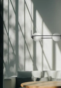 Best Lampa wisząca w kolorze czarno-białym, nad stół K-5102 z serii PARVA Żyrandole Nowoczesne