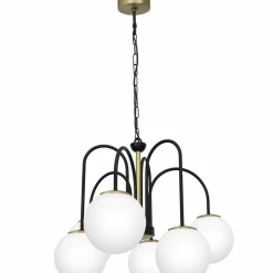 Sale Lampa wisząca w kolorze czarno-złotym LX 3200 z serii CAMBRIDGE | Kaja Żyrandole Nowoczesne