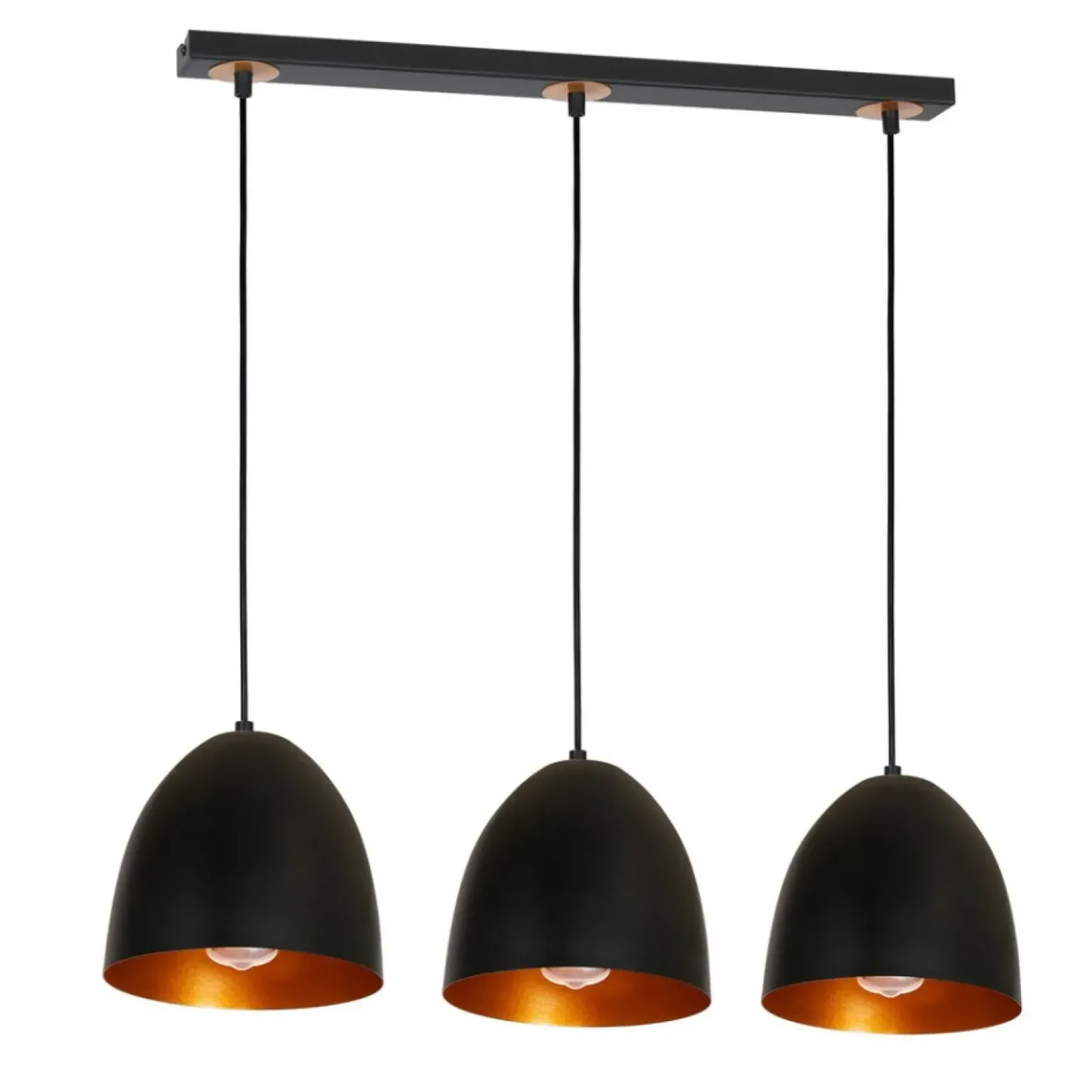 Cheap Lampa wisząca w kolorze głębokiej czerni MLP5588 z serii VEGAS | Kaja Oświetleni Żyrandole Nowoczesne