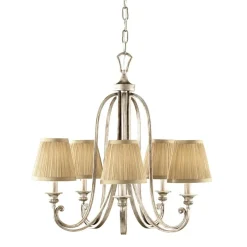 Sklep Kaja Lampa wisząca w kolorze piaskowo-srebrnym FE-ABBEY5 z serii ABBEY