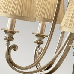 Sklep Kaja Lampa wisząca w kolorze piaskowo-srebrnym FE-ABBEY5 z serii ABBEY