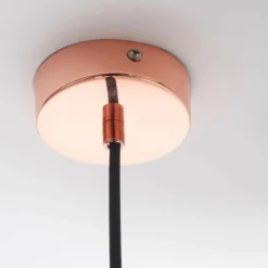 Store Lampa wisząca w kolorze różowego złota LP-2844/1P S MI z serii PALLA Żyrandole Nowoczesne