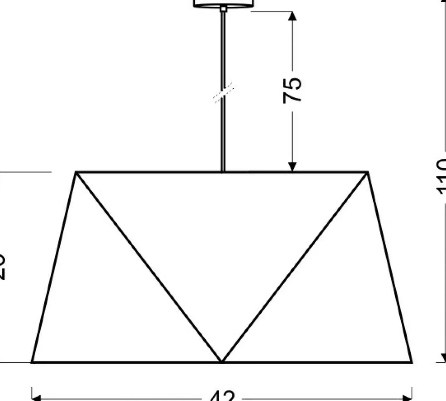 Sklep Kaja Lampa wisząca w kolorze m 31-03614 HEXAGEN | Kaja Oświetlenie