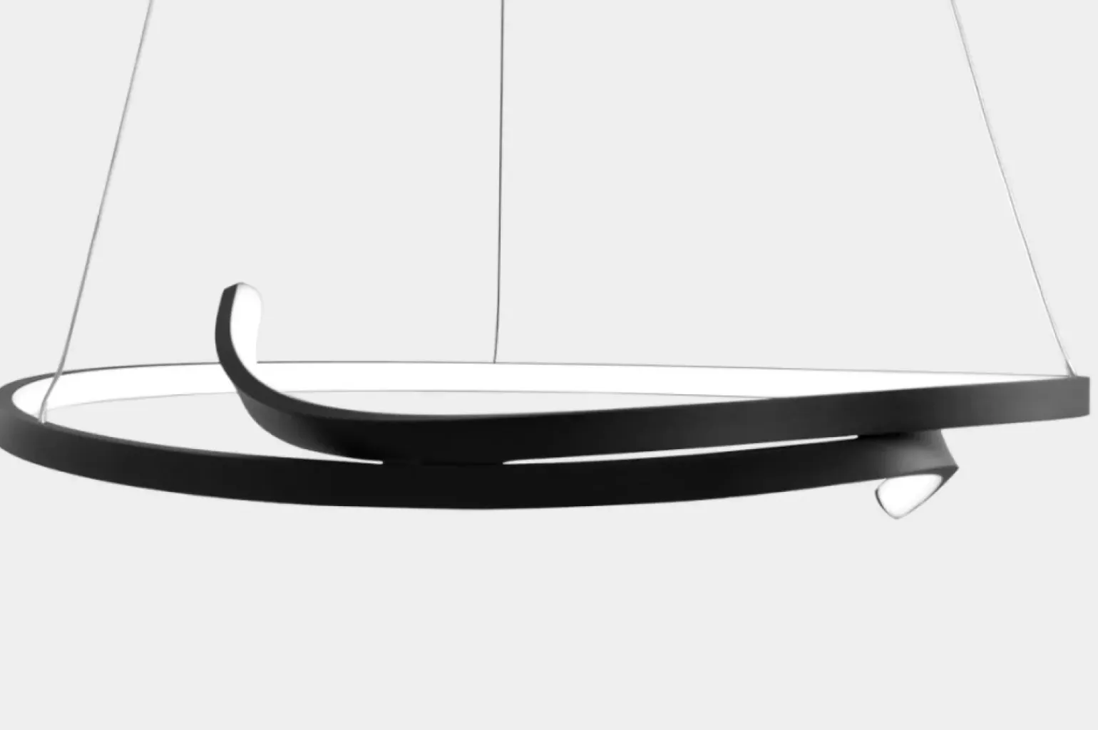 Best Sale Lampa wisząca w kształcie okręgu, barwa neutralna K-8187 z serii KALPA | Kaja Oś Żyrandole Nowoczesne