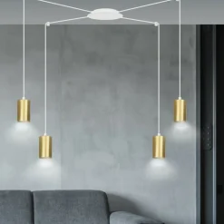 Cheap Lampa wisząca w kształcie pająka z tubami 527/4 | Kaja Oświetlenie Żyrandole Nowoczesne