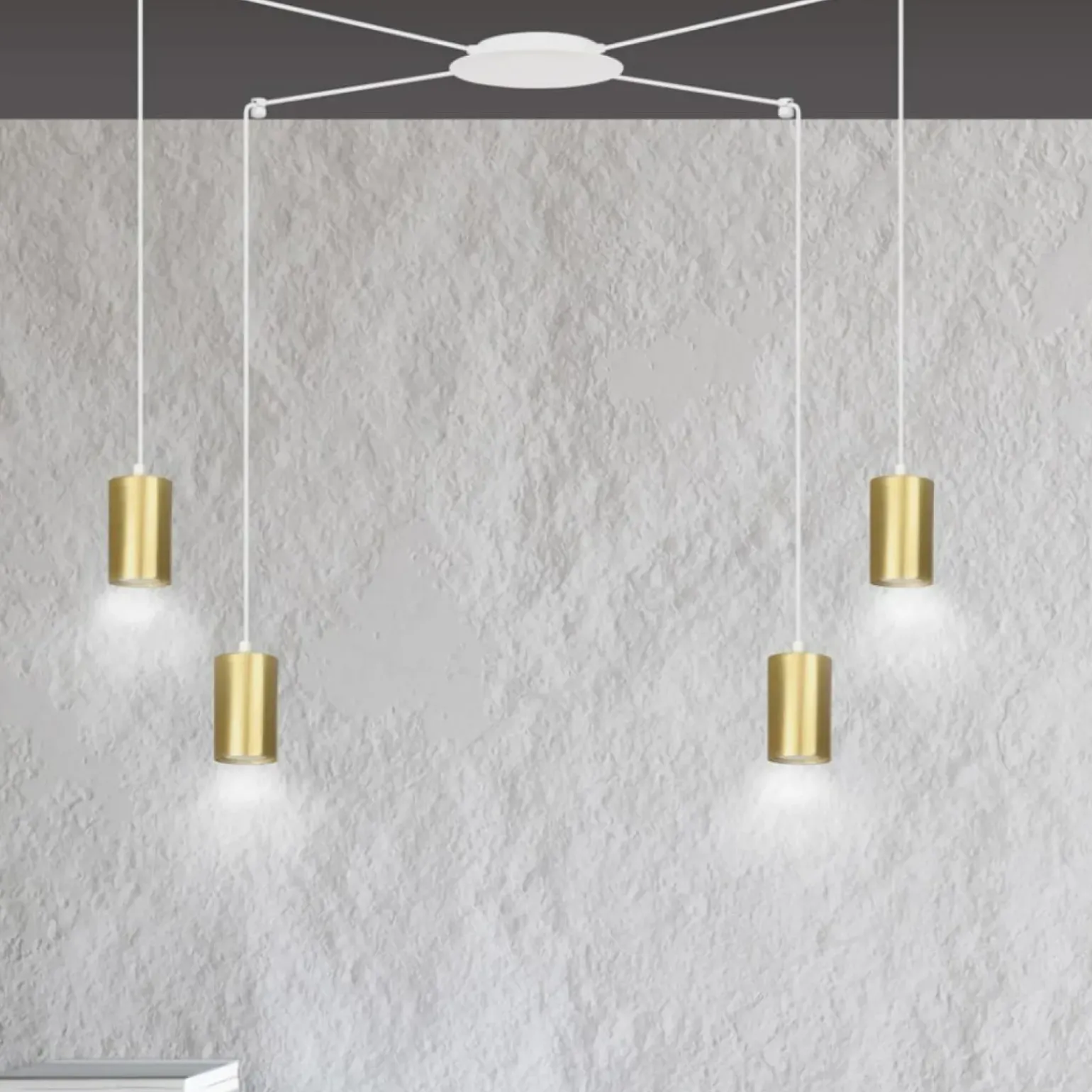 Cheap Lampa wisząca w kształcie pająka z tubami 527/4 | Kaja Oświetlenie Żyrandole Nowoczesne