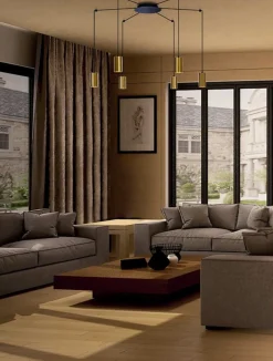 Cheap Lampa wisząca w kształcie pająka - K-4893 z serii VIGO | Kaja Żyrandole Nowoczesne