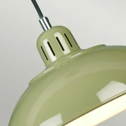 Fashion Lampa wisząca w oliwkowym kolorze FRANKLIN-P-GRN z serii FRANKLIN Żyrandole Nowoczesne