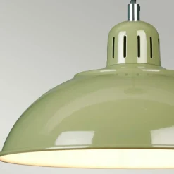 Fashion Lampa wisząca w oliwkowym kolorze FRANKLIN-P-GRN z serii FRANKLIN Żyrandole Nowoczesne