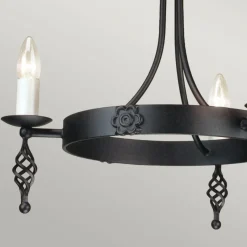 Sklep Kaja Lampa wisząca w pałacowym stylu BY3-BLACK z serii BELFRY