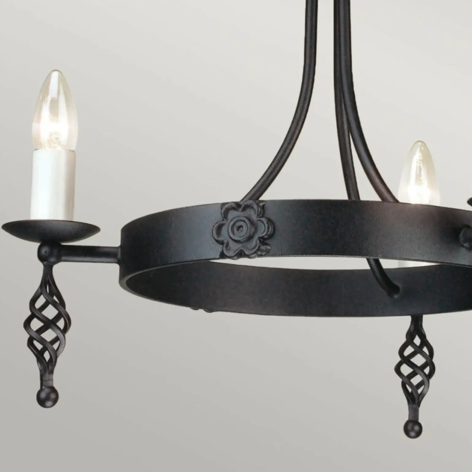 Sklep Kaja Lampa wisząca w pałacowym stylu BY3-BLACK z serii BELFRY