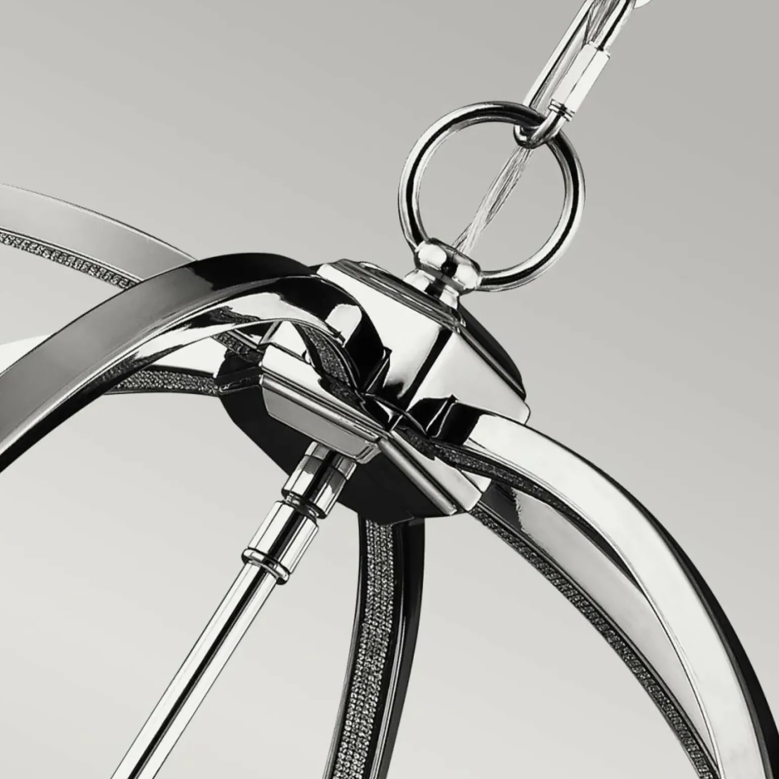 Sklep Kaja Lampa wisząca w srebrnym kolorze FE-CORINNE-6P-L z serii CORINNE