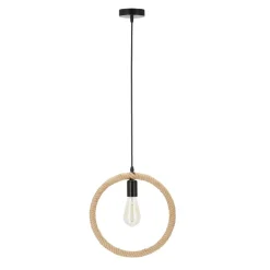 Best Lampa wisząca w stylu boho, w kształcie okręgu 31-28754 z serii KOLO | Kaja Oświ Żyrandole Nowoczesne