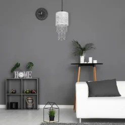 Sklep Kaja Lampa wisząca w stylu glamour, z kryształami MLP6434 z serii ALMERIA | Kaja Oświ