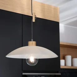 Sklep Kaja Lampa wisząca w stylu retro, idealna do kuchni 1408174 JONA | Kaja