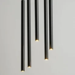 Best Lampa wisząca wąskie rurki na żarówki G9 SIG 33625 SOPEL | Kaja Żyrandole Nowoczesne