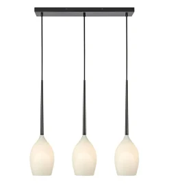 Best Lampa wisząca z 3 kloszami w kształcie łezki 106808 | Kaja Oświetlenie Żyrandole Nowoczesne