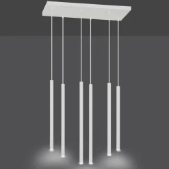 Cheap Lampa wisząca z 6 tubami w m kolorze 553/6 | Kaja Oświetlenie Żyrandole Nowoczesne