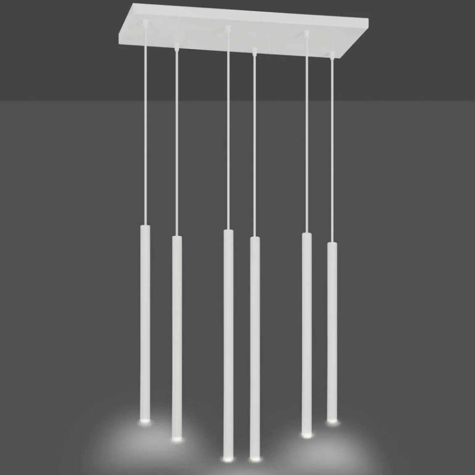 Cheap Lampa wisząca z 6 tubami w m kolorze 553/6 | Kaja Oświetlenie Żyrandole Nowoczesne