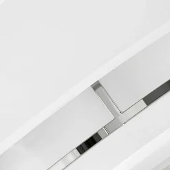 Discount Lampa wisząca z abażurem, srebrna HK-GRAHAM-L-PN z serii GRAHAM Żyrandole Nowoczesne