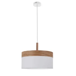 Clearance Lampa wisząca z abażurem, w stylu rustykalnym 31-27795 z serii ORTO | Kaja Oświe Żyrandole Nowoczesne