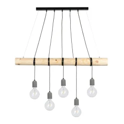 Clearance Lampa wisząca z betonowymi oprawkami 69499504 TRABO CONCRETE | Kaja Żyrandole Nowoczesne