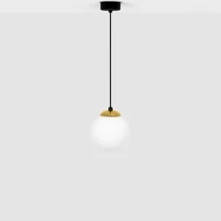 Shop Lampa wisząca z białym matowym kloszem 14 cm K-4910 ISLA | Kaja Żyrandole Nowoczesne