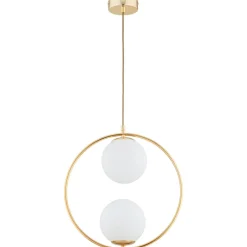 Store Lampa wisząca z białymi, kulistymi kloszami AL 62441 z serii AVIA Żyrandole Nowoczesne