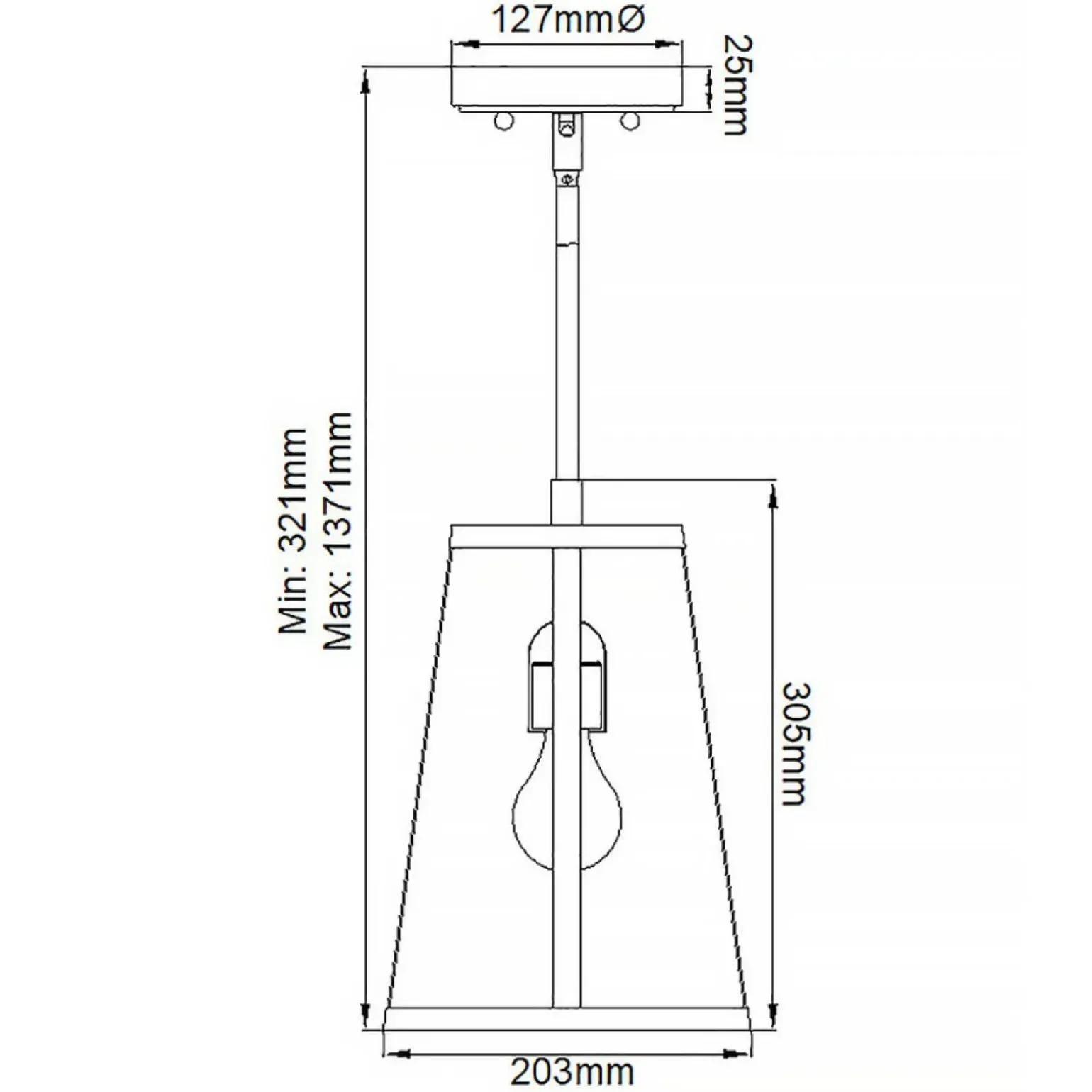 Sklep Kaja Lampa wisząca z ciekawym szkłem FE-HARROW-P-S z serii HARROW