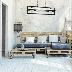 Cheap Lampa wisząca z czterema kloszami w ramce MLP8570 z serii DIEGO | Kaja Oświetlen Żyrandole Nowoczesne