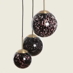 Discount Lampa wisząca z dekoracyjnymi kloszami ABR-3SLWS-E14 SFERO | Kaja Żyrandole Nowoczesne